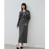 niana ニアナ ラッフルオーガンザドレス | Fashion Letter | 詳細画像7 