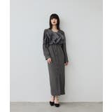 niana ニアナ ラッフルオーガンザドレス | Fashion Letter | 詳細画像8 
