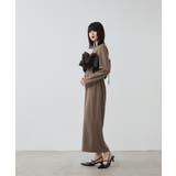 niana ニアナ ラッフルオーガンザドレス | Fashion Letter | 詳細画像15 