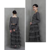 niana ニアナ ティアードチュールスカートジャケットセットアップ | Fashion Letter | 詳細画像4 