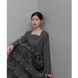 niana ニアナ ティアードチュールスカートジャケットセットアップ | Fashion Letter | 詳細画像6 