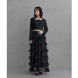 niana ニアナ ティアードチュールスカートジャケットセットアップ | Fashion Letter | 詳細画像13 