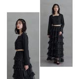 niana ニアナ ティアードチュールスカートジャケットセットアップ | Fashion Letter | 詳細画像14 