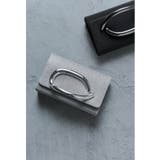 グレー | niana ニアナ ビッグメタルモチーフクラッチバッグ | Fashion Letter