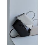 グレー | niana ニアナ アシンメトリーハンドバッグ | Fashion Letter