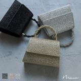 niana ニアナ ラインストーンハンドバッグ | Fashion Letter | 詳細画像1