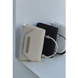 ベージュ | niana ニアナ ビジュープレートラメハンドバッグ | Fashion Letter