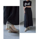 niana ニアナ スパークリングチャンキーヒールパンプス | Fashion Letter | 詳細画像4 