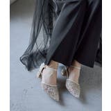 niana ニアナ スパークリングチャンキーヒールパンプス | Fashion Letter | 詳細画像5 