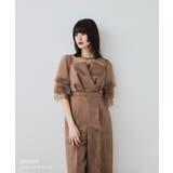 niana ニアナ ジャガードオールインワンドレス | Fashion Letter | 詳細画像2 