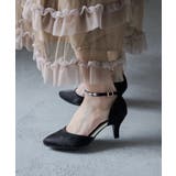 niana ニアナ パールアンクルベルトサテンパンプス | Fashion Letter | 詳細画像3 