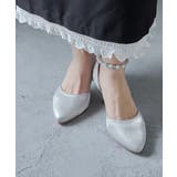 niana ニアナ パールアンクルベルトサテンパンプス | Fashion Letter | 詳細画像7 