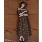 niana ニアナ フラワージャガードフレアドレス | Fashion Letter | 詳細画像2 