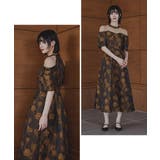 niana ニアナ フラワージャガードフレアドレス | Fashion Letter | 詳細画像4 
