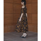 niana ニアナ フラワージャガードフレアドレス | Fashion Letter | 詳細画像6 