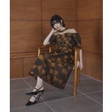 niana ニアナ フラワージャガードフレアドレス | Fashion Letter | 詳細画像7 