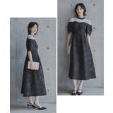niana ニアナ フラワージャガードフレアドレス | Fashion Letter | 詳細画像10 