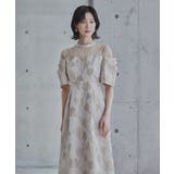 niana ニアナ フラワージャガードフレアドレス | Fashion Letter | 詳細画像14 