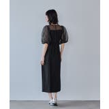 niana ニアナ ラインストーンツイストパフスリーブドレス | Fashion Letter | 詳細画像6 