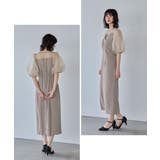 niana ニアナ ラインストーンツイストパフスリーブドレス | Fashion Letter | 詳細画像10 