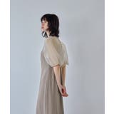 niana ニアナ ラインストーンツイストパフスリーブドレス | Fashion Letter | 詳細画像11 