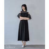 niana ニアナ オフショルフリルフラワー刺繍ドレス | Fashion Letter | 詳細画像8 