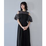 niana ニアナ オフショルフリルフラワー刺繍ドレス | Fashion Letter | 詳細画像9 