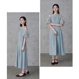 niana ニアナ オフショルフリルフラワー刺繍ドレス | Fashion Letter | 詳細画像15 