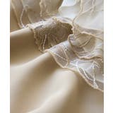 niana ニアナ オフショルフリルフラワー刺繍ドレス | Fashion Letter | 詳細画像19 