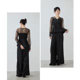 niana ニアナ 刺繍ペプラムブラウスセットアップドレス | Fashion Letter | 詳細画像4 