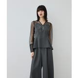 niana ニアナ 刺繍ペプラムブラウスセットアップドレス | Fashion Letter | 詳細画像8 