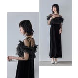 niana ニアナ ボリュームフリルレイヤードレス | Fashion Letter | 詳細画像3 