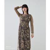 niana ニアナ プリーツフロントフラワードレス | Fashion Letter | 詳細画像15 