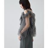 niana ニアナ ダブルリボンチュールフリルブラウスセットドレス | Fashion Letter | 詳細画像13 