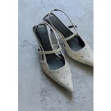 ベージュ | niana ニアナ スタッズスリングバックオールウェイズシューズ | Fashion Letter