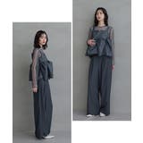 niana ニアナ レースペプラムビスチェオーバーレイセットアップドレス | Fashion Letter | 詳細画像4 