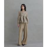 niana ニアナ レースペプラムビスチェオーバーレイセットアップドレス | Fashion Letter | 詳細画像8 