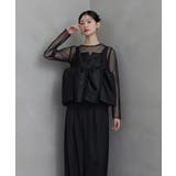 niana ニアナ レースペプラムビスチェオーバーレイセットアップドレス | Fashion Letter | 詳細画像13 