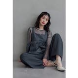 ネイビー | niana ニアナ レースペプラムビスチェオーバーレイセットアップドレス | Fashion Letter