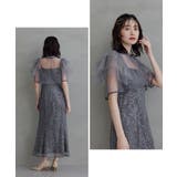 niana ニアナ ボレロセットフラワースパンコールドレス | Fashion Letter | 詳細画像4 