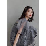 チャコール | niana ニアナ ボレロセットフラワースパンコールドレス | Fashion Letter