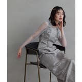 niana ニアナ ショルダーフリルジャガードドレス | Fashion Letter | 詳細画像7 