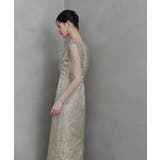 niana ニアナ ショルダーフリルジャガードドレス | Fashion Letter | 詳細画像12 