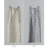 niana ニアナ ショルダーフリルジャガードドレス | Fashion Letter | 詳細画像16 