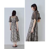 niana ニアナ ニュアンスフラワーレースドレス | Fashion Letter | 詳細画像4 