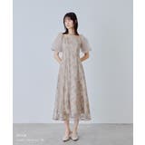 niana ニアナ ニュアンスフラワーレースドレス | Fashion Letter | 詳細画像10 