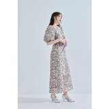 ブラウン | niana ニアナ シアージャガードオーガンザドレス | Fashion Letter