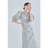 グレー | niana ニアナ シアージャガードオーガンザドレス | Fashion Letter