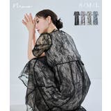 niana ニアナ フラワーレースパイピングフレアドレス | Fashion Letter | 詳細画像1 