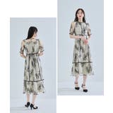 niana ニアナ フラワーレースパイピングフレアドレス | Fashion Letter | 詳細画像12 